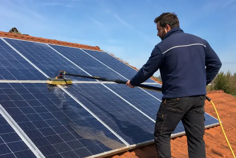 Nettoyage et entretien de panneaux solaires à Proville